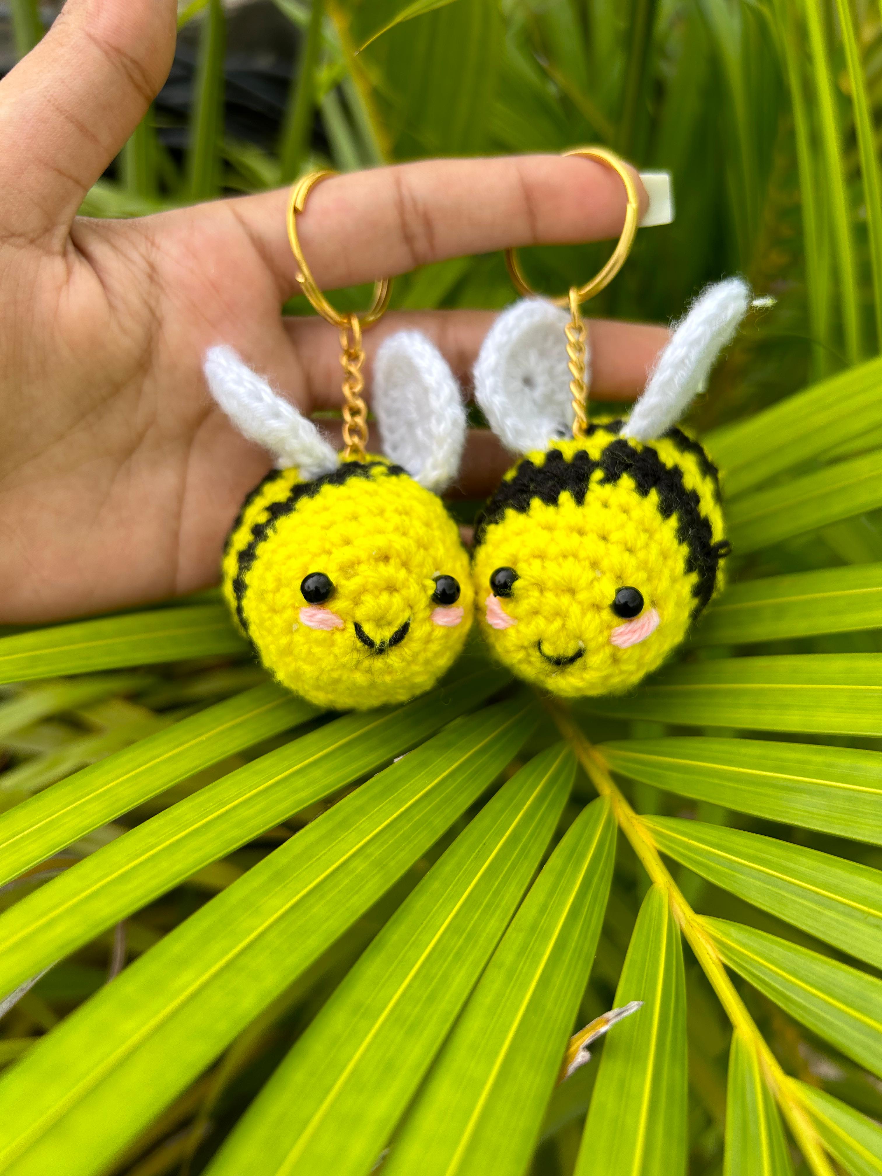 HoneyBee Duo keychain