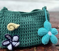 Teal Seaside Charm Bag