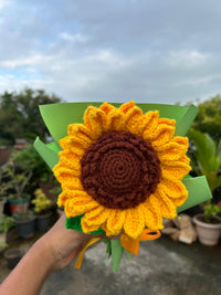Classic Crochet Sunflower Bouquet