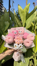 Pink Bear Tulip Bouquet