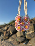 Pink Daisy Sunflower Tote