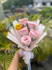 Pink Rose & Chick Companion