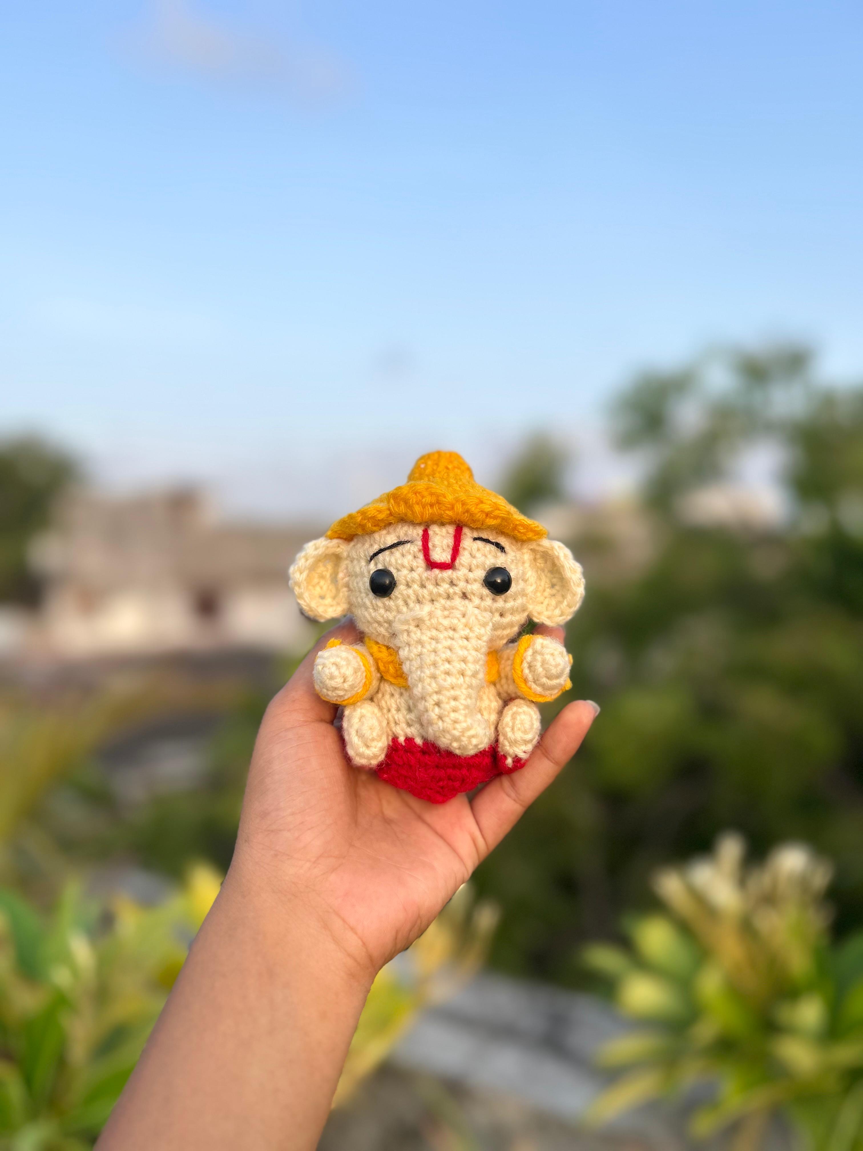 Mini Ganesha Amigurumi